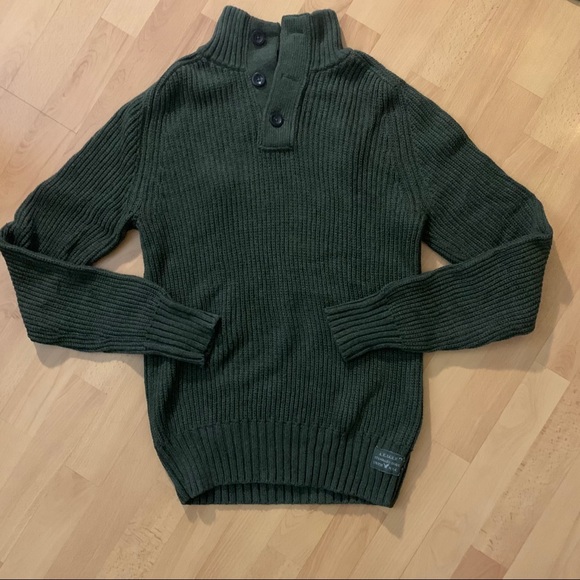 ✨AEO✨ AMERICAN EAGLE ✨ MENS Thick Knitted Sweater - Picture 2 of 8